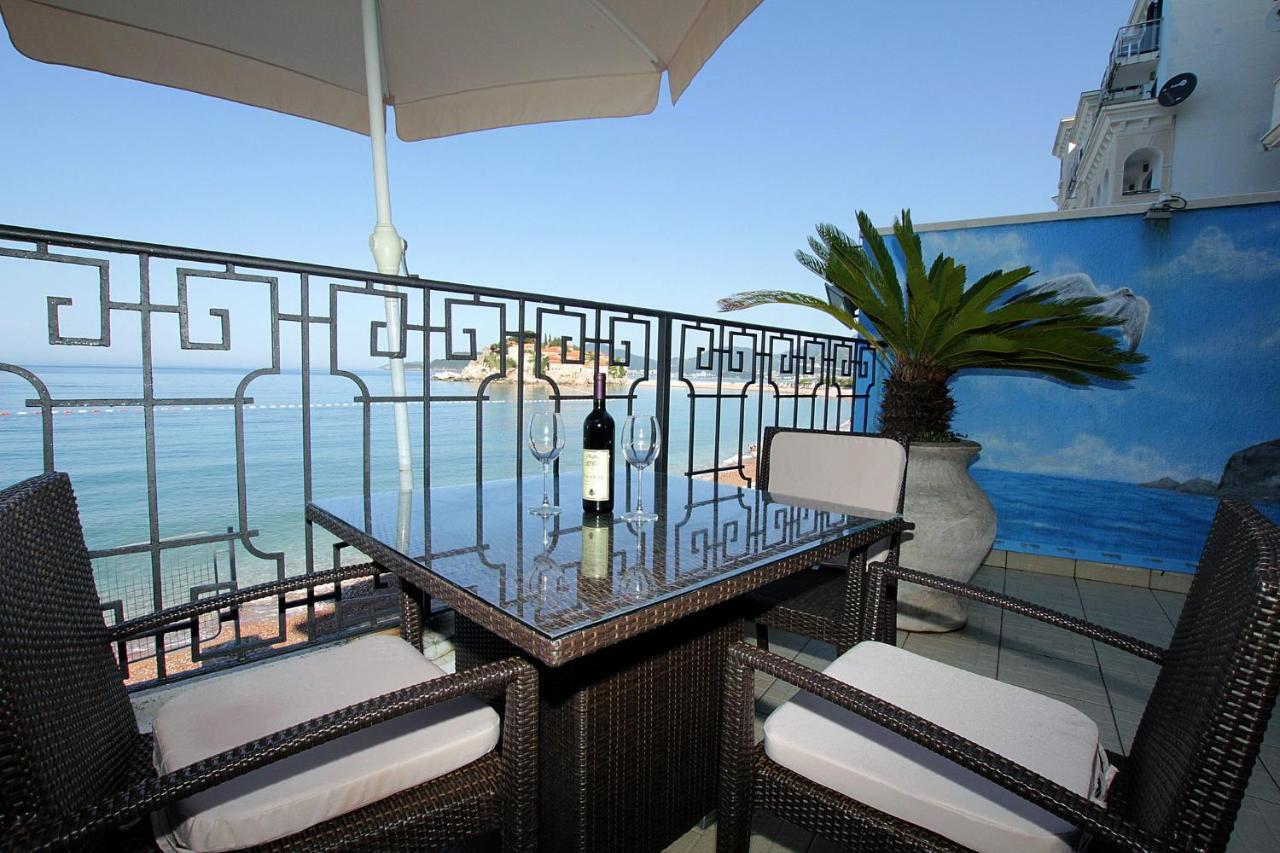 Studio Apartman Sveti Stefan Apartment Luaran gambar